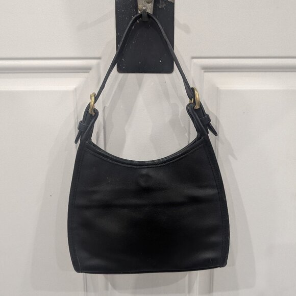 COACH Vintage Soho Small Satchel 4106 Black Ergo Style Leather Bag